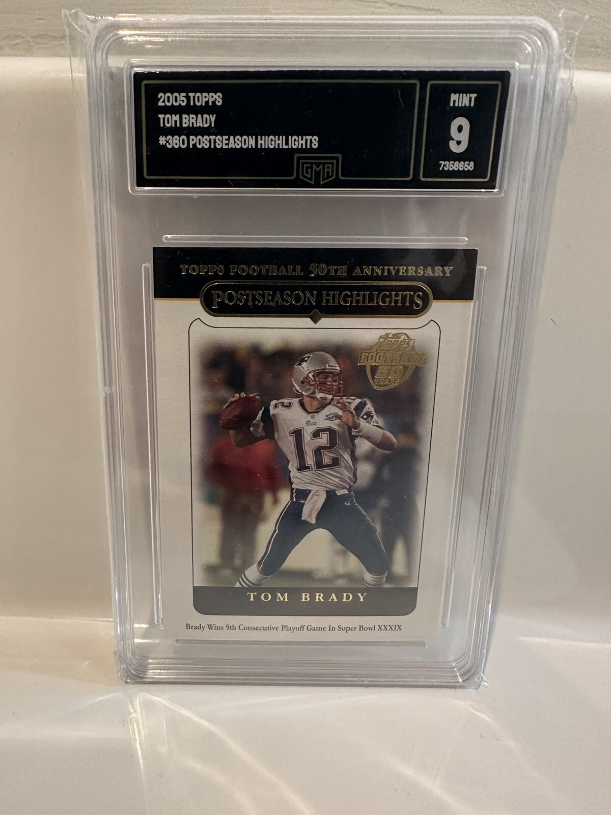 2005 Topps Postseason Highlights 360 Tom Brady for sale online eBay