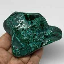 347.8g,3.6"x2.8"x1.7" Natural Azurite Malachite Freeform Polished @Congo, B18529