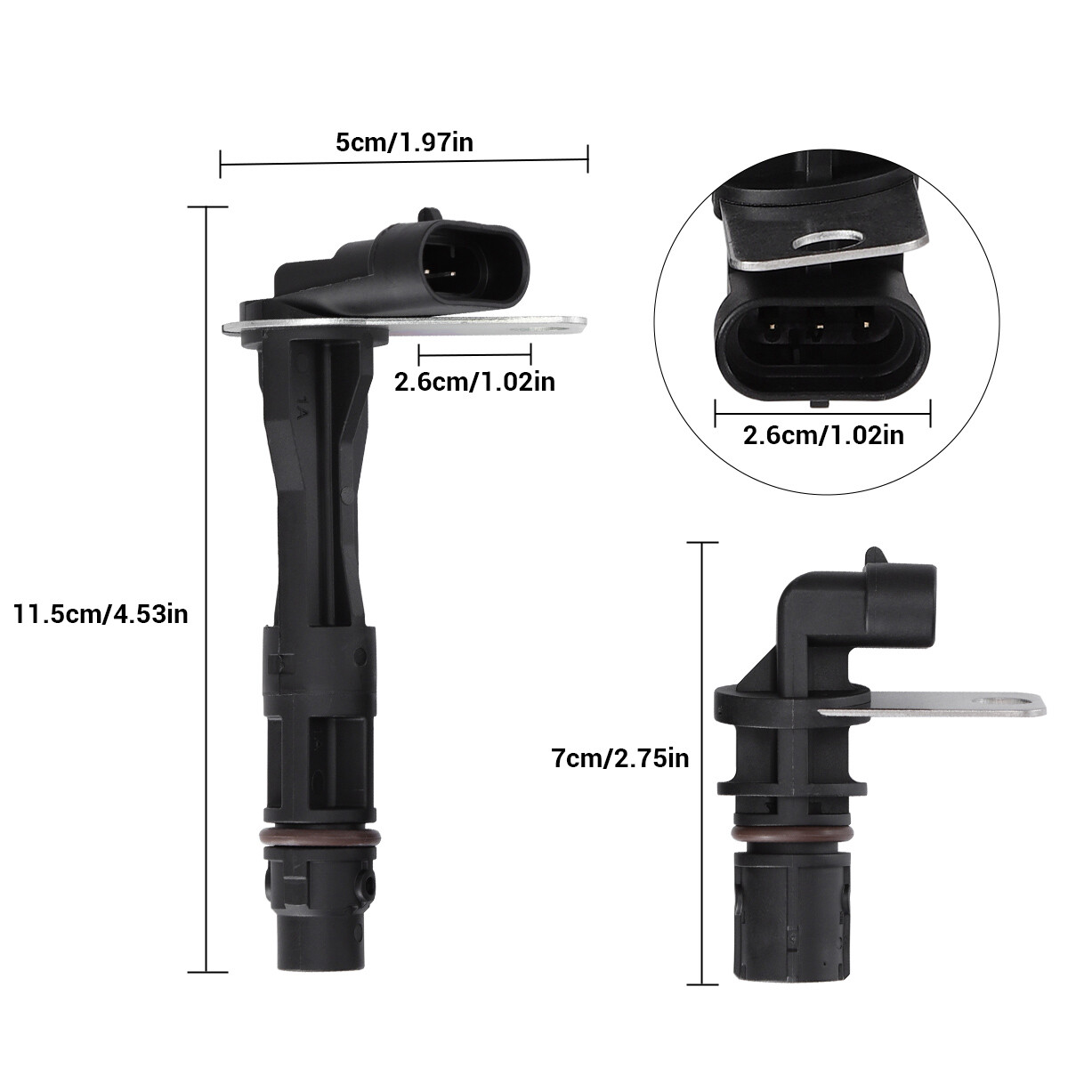 Crankshaft & Camshaft Position Sensor Set - Compatible W/ Chevy/GMC 4.8L 5.3L 6.0L V8 (Silverado, Tahoe, Yukon, Etc.) - View #9
