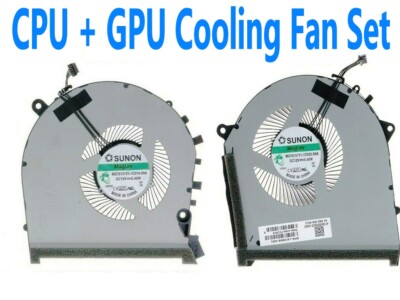 OMEN by HP 17-cb0030nr 17-cb0060nr 17-cb0070nr CPU + GPU Cooling Fan Set