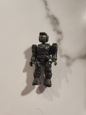 Halo Mega Bloks Spartan Mark 6 Gray Green Figure