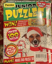 Puzzler Junior Puzzles Fun For Kids No 275 2021 PRINTED In UK