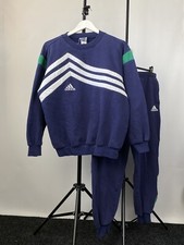 Vintage Adidas 90  s Basic Streetwear Cotton Sport Suit Men  s M Size