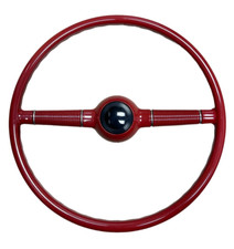 1940 Ford Deluxe Style 16 Gloss Red 3-hole Steering Wheel W Horn Button 1940 Ford Deluxe Style 16 Gloss Red 3-hole Steering Wheel W Horn Button