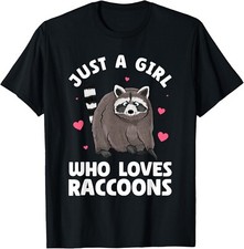 Cool Raccoon Art For Women Girls Kids Racoon Lovers Raccoon Gift Unisex T-Shirt