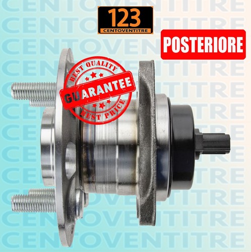 KIT CUSCINETTO RUOTA MOZZO POSTERIORE TOYOTA YARIS P9 P13 DAL 2005 CON ABS - Foto 3 di 7