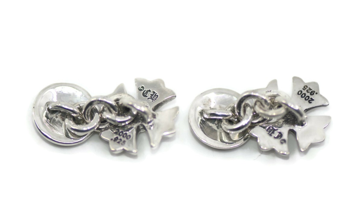 在庫少★送料無料♪【CHROME HEARTS】CH PLUS CUFF LINKS CHROME HEARTS CUFF LINKS CH PLUS クロムハーツ CHプラス