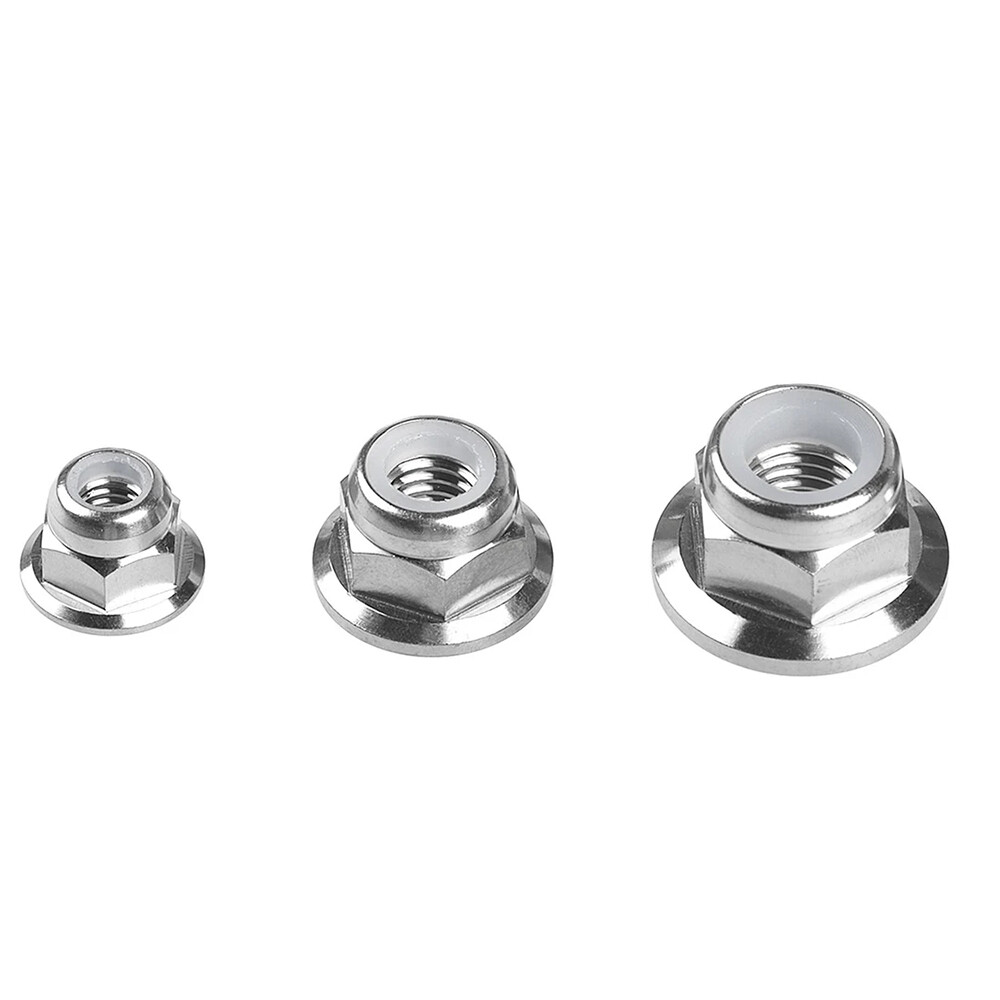 Flanschmuttern 10 Stück M8 | Dreiloch Mutter Verzinkt 8x37mm