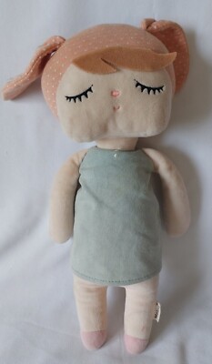 Metoo süße Puppe Weichpuppe Spielpuppe Hasenmädchen ca 35cm