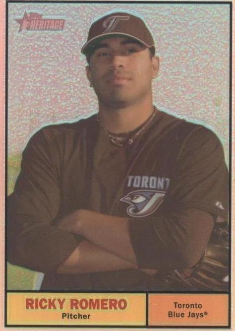 2010 Topps Heritage - Chrome Ricky Romero #C83 Refractor /561 for sale ...