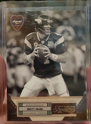 2011 Panini Timeless Treasures - Legend Silver #105 Brett Favre /99