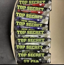 Top Secret UV Pen  Invisible Ink with UV Light Magic Spy Markers (lot of 24)
