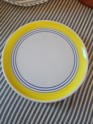 Three Quimper France Multi Use Plates - 8 3/8''