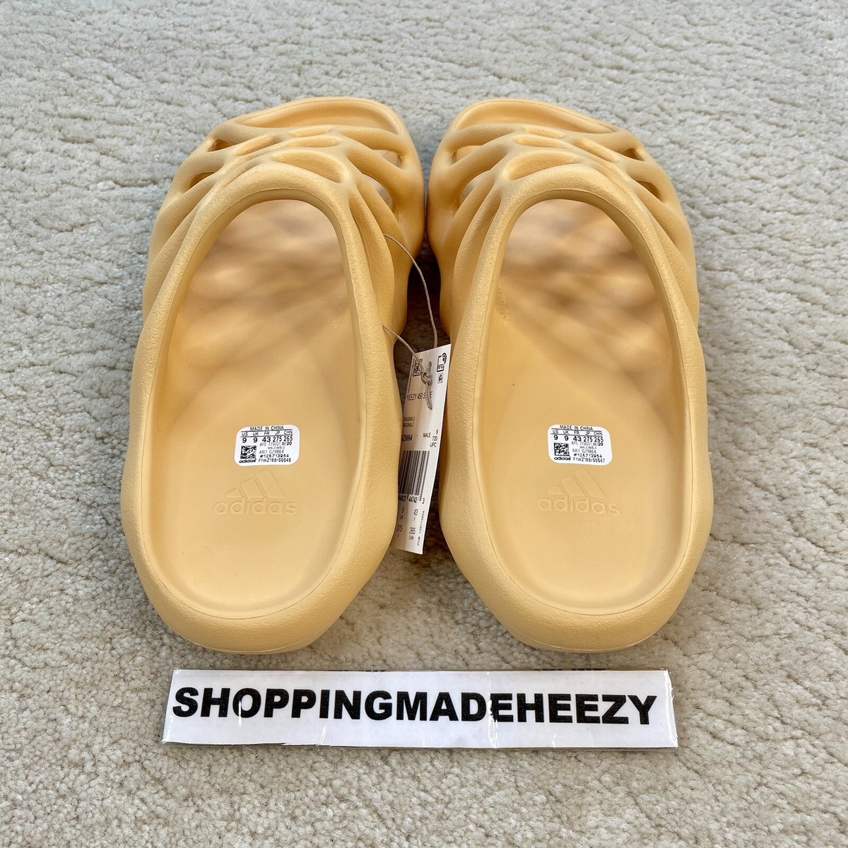 [US 9] adidas YEEZY 450 SLIDE CREAM Slippers Slides YZY SLD GZ9864 Yeezy 450 Slide  main image 4
