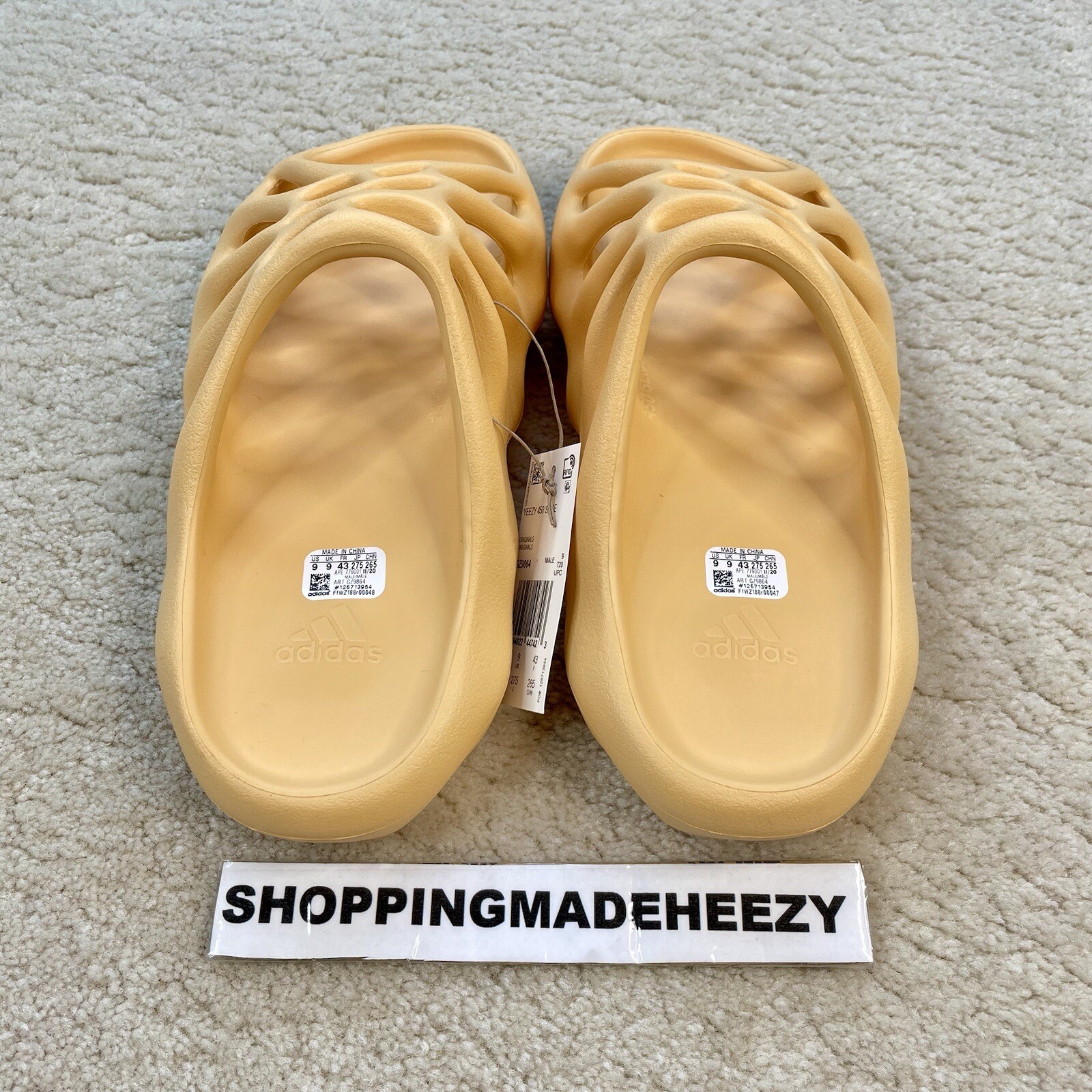 [US 9] adidas YEEZY 450 SLIDE CREAM Slippers Slides YZY SLD GZ9864 thumbnail 4
