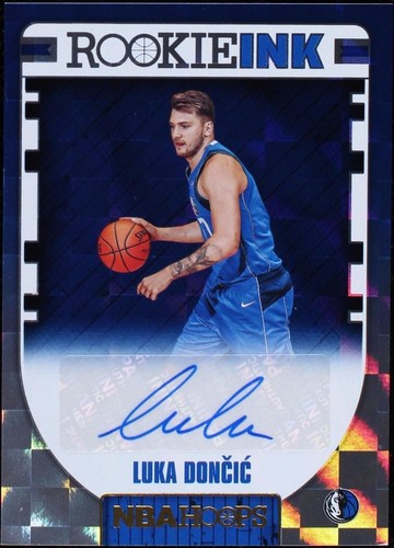 PANINI NOIR 2018 Luka Doncic RC ROOKIE Shadow Sig Auto 05/99 #SHS