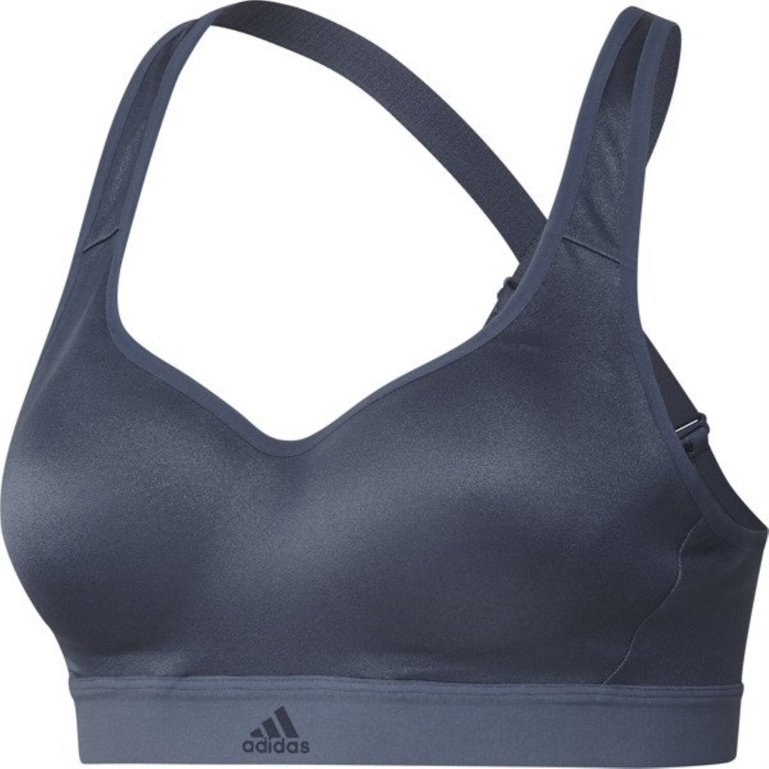 спортивный бюстгальтер adidas Womens Stronger for It в 3 полосы, технические чернила