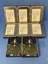 LOT OF 8 HITACHI HUS156030VLS600 300 GB,Internal,15000 RPM,3.5" Hard Drive