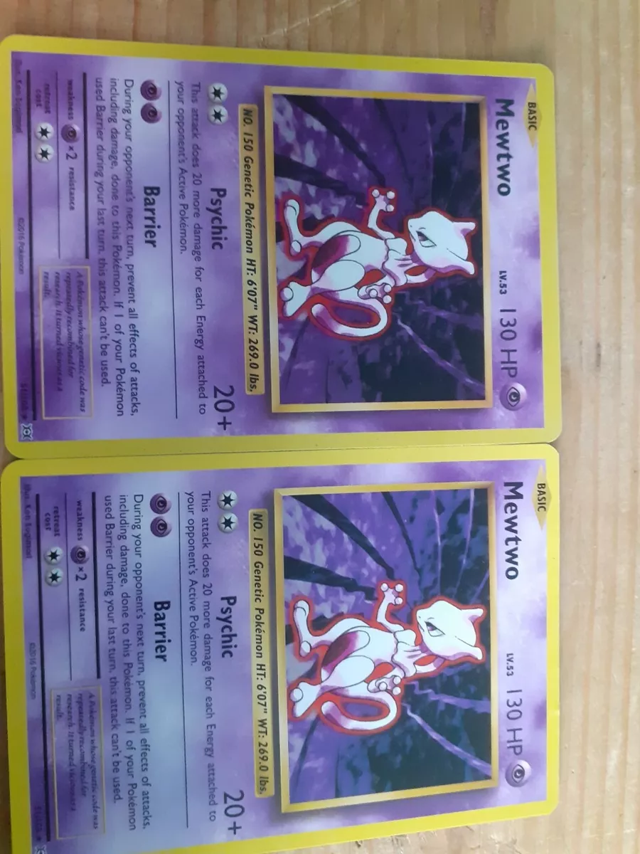 Pokemon MewTwo 51/108 Rare Pokemon XY Evolutions 2016 Card TCG XY –