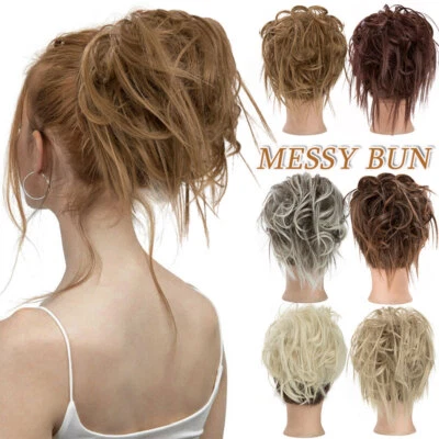 RICH-CHOICES Extra Large Messy Bun Curly Scrunchie Updo Tousled Hair Piece Hair Extensions UK