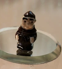 MINIATURE DOLLHOUSE  OR ROOM BOX FIGURINE OF MONK