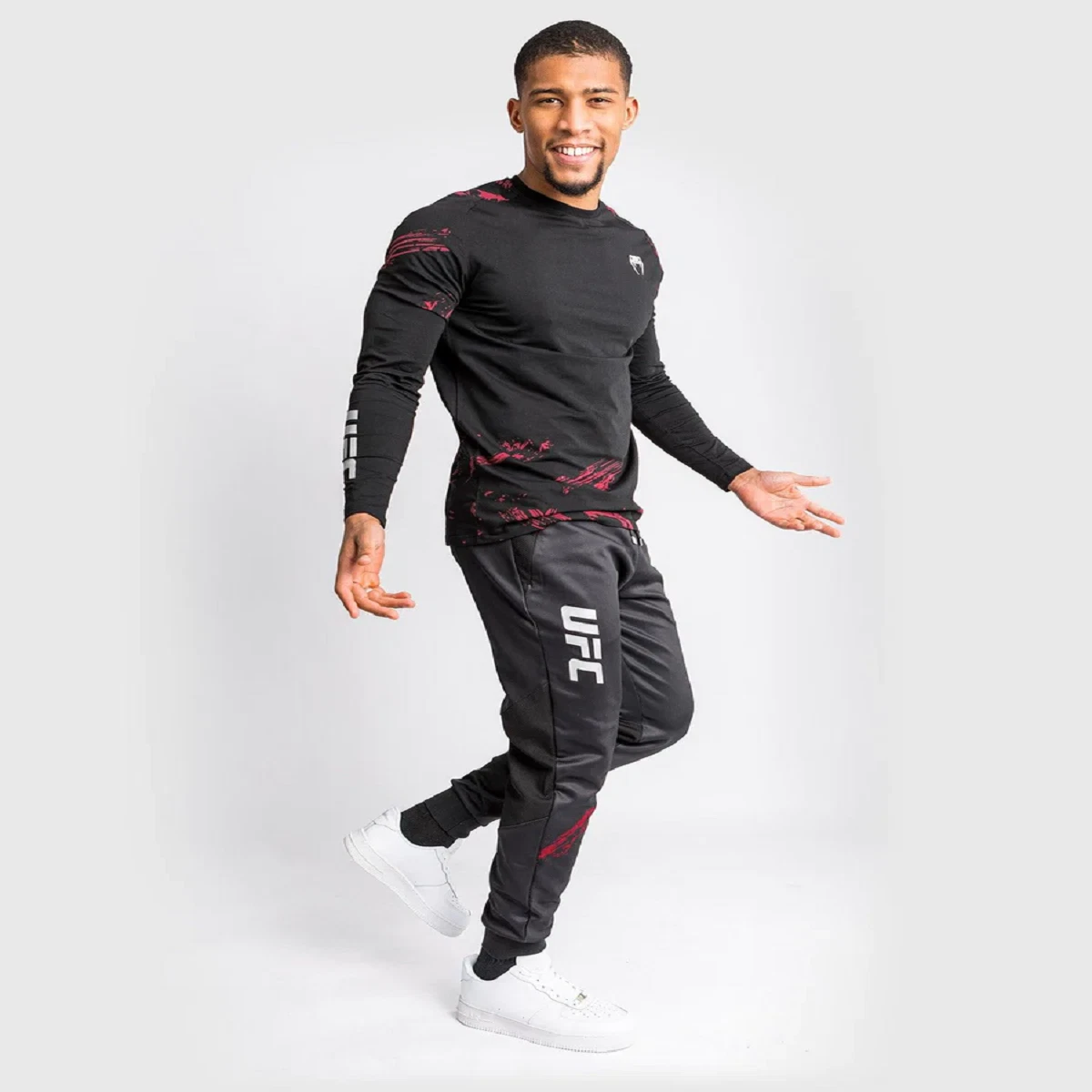 Venum UFC Authentic Fight Week 2.0 Jogger Pants - Black/Red