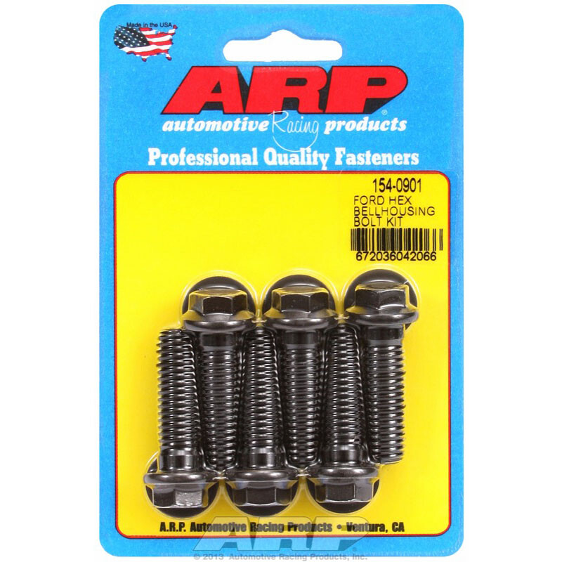 ARP Automatic Transmission Bellhousing Bolt Set 1540901; Hex Head for