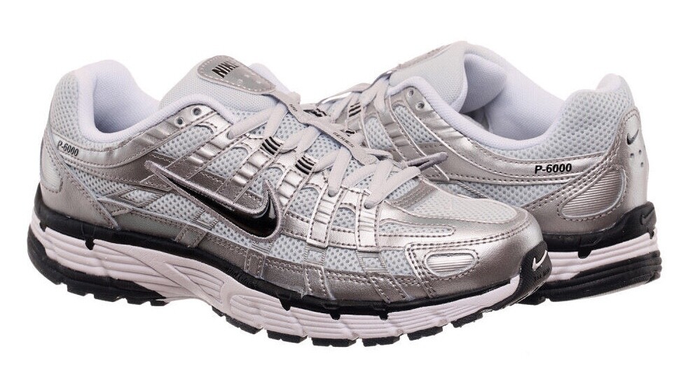 Size 9 - Nike P-6000 Metallic Silver W for sale online | eBay