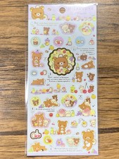 Rilakkuma Original Sticker Sheet NEW San-X Japan Rare