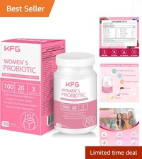 100 Tablets Probiotic with Delayed Release - 50 Day Supply for Gut Care