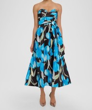 Rebecca Vallance Womens Blue Ingrid Strapless...