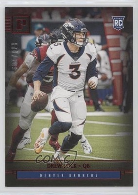 2019 Panini Chronicles Panini Red 171/199 Drew Lock #P37 Rookie RC o8g
