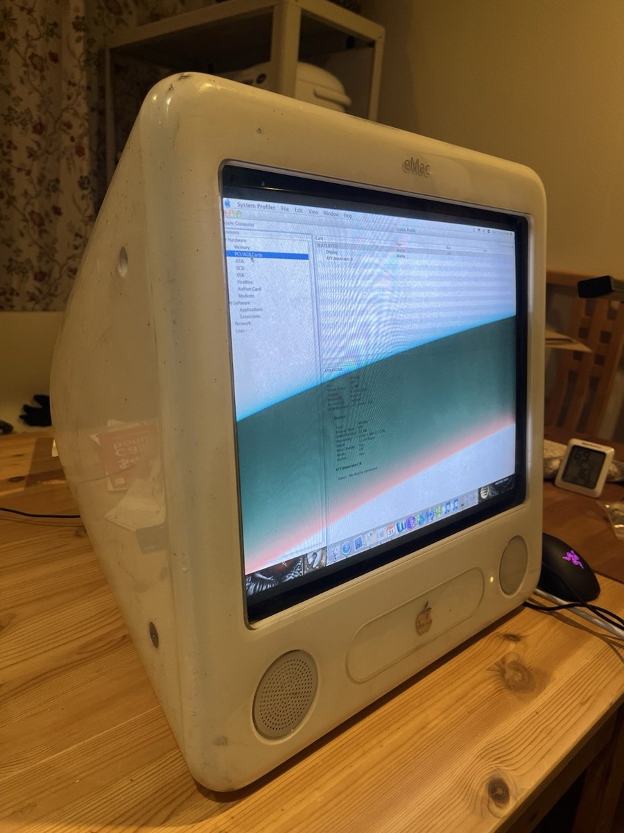 Apple eMac 17” CRT PowerPC G4 1GHz 512MB 80GB DVD-RW SuperDrive