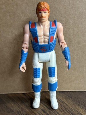 Vintage 1986 Kenner Chuck Norris Karate Kommandos 5'' White Blue Figure Loose