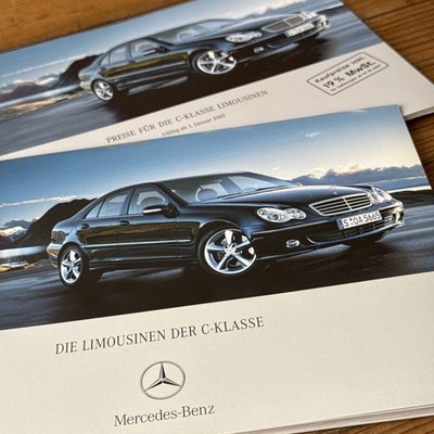 MERCEDES CATALOGUE 2006 + PRICE LIST 2007 SALOON C-CLASS W203 BROCHURE 70 S