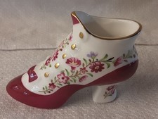 Aynsley 1994 Shoe Compton Woodhouse Fine Bone China Victorian Heeled Button Boot