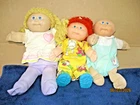 Vintage Hasbro 1988 & Two - 1982 Girl Cabbage Patch Kids Doll