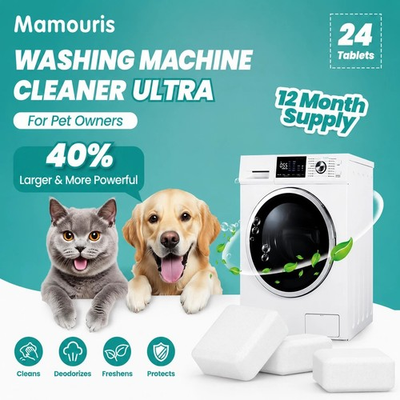 #ad Uproot Clean Washing Machine Cleaner Tablets 24 Pack for a 12 Month Supply. Fo $12.99