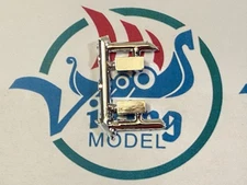 AMT 620 1/25 White Freightliner Kit Bash Parts Chrome Cab Steps