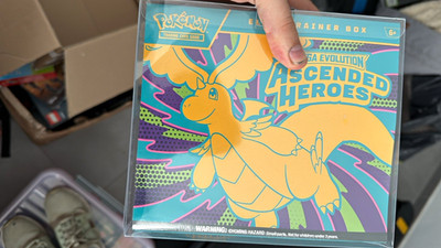 Pokémon TCG Elite Trainer Box Mega Evolution Ascended Heroes, Eng, Neu OVP,