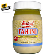 Sadaf Pure Sesame Tahini Sauce, 16 Oz Jar