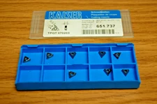 BIG KAISER 651.737 CARBIDE INSERTS TPGT-070203 (LOT of 8pcs)