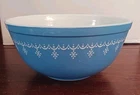 Vintage Pyrex 403 Snowflake Blue Garland 2-1/2 Qt Mixing Bowl