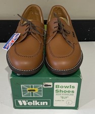 Welkin "ELY" Ladies Bowls Shoes - Size 8 - BNIB New Old Stock - Made in England