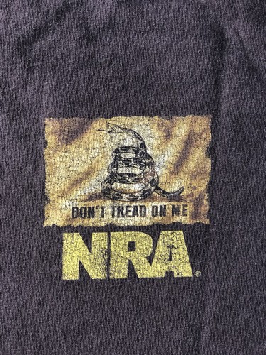 Y2K Don’t Tread On Me Camicia Serpente a Sonagli Uomo Taglia XXL Associazione Nazionale Fucilieri - Foto 6 di 7
