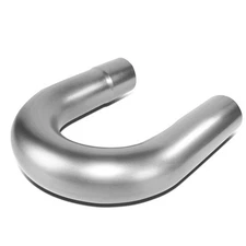 180 Degree 2.5" inch OD 18 Gauge Slip-Fit DIY Mandrel U-Bend Tubing Exhaust Pipe