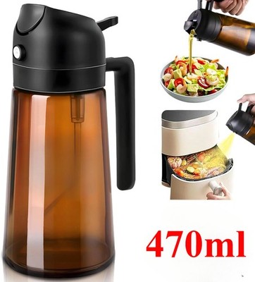 Oil Sprayer for Cooking, Kitchen Maiden 2 in 1 Spray and Pour Olive Oil Dispense