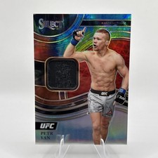 2021 Petr Yan UFC PANINI SELECT TIE-DYE PRIZM #SS-PYN Fighter Worn 25/25 BOOKEND