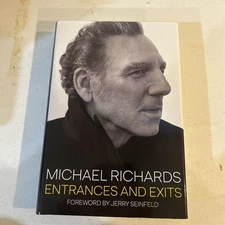 ENTRANCES AND EXITS BY MICHAEL RICHARDS HARDCOVER BOOK LIKE NEW SEINFELD ACTOR