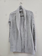 Gap Chunky Knit Cardigan Sweater Open Drape Front Size Small Womens